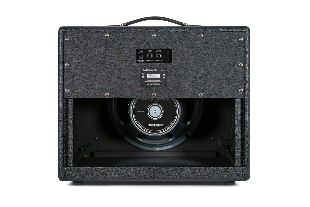 Blackstar STJ112BLK St. James Guitar Amp Cabinet 1x12, Black