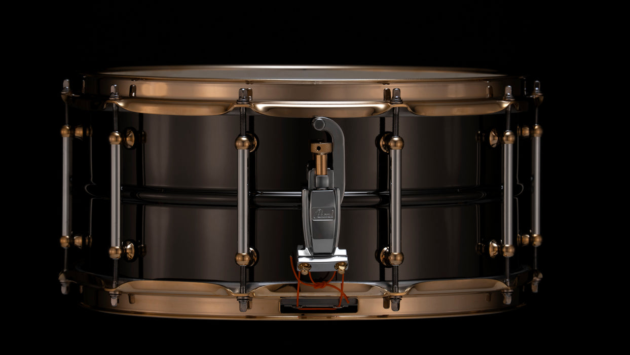 Pearl Sensitone Snare Limited Edition Black Nickel Brass