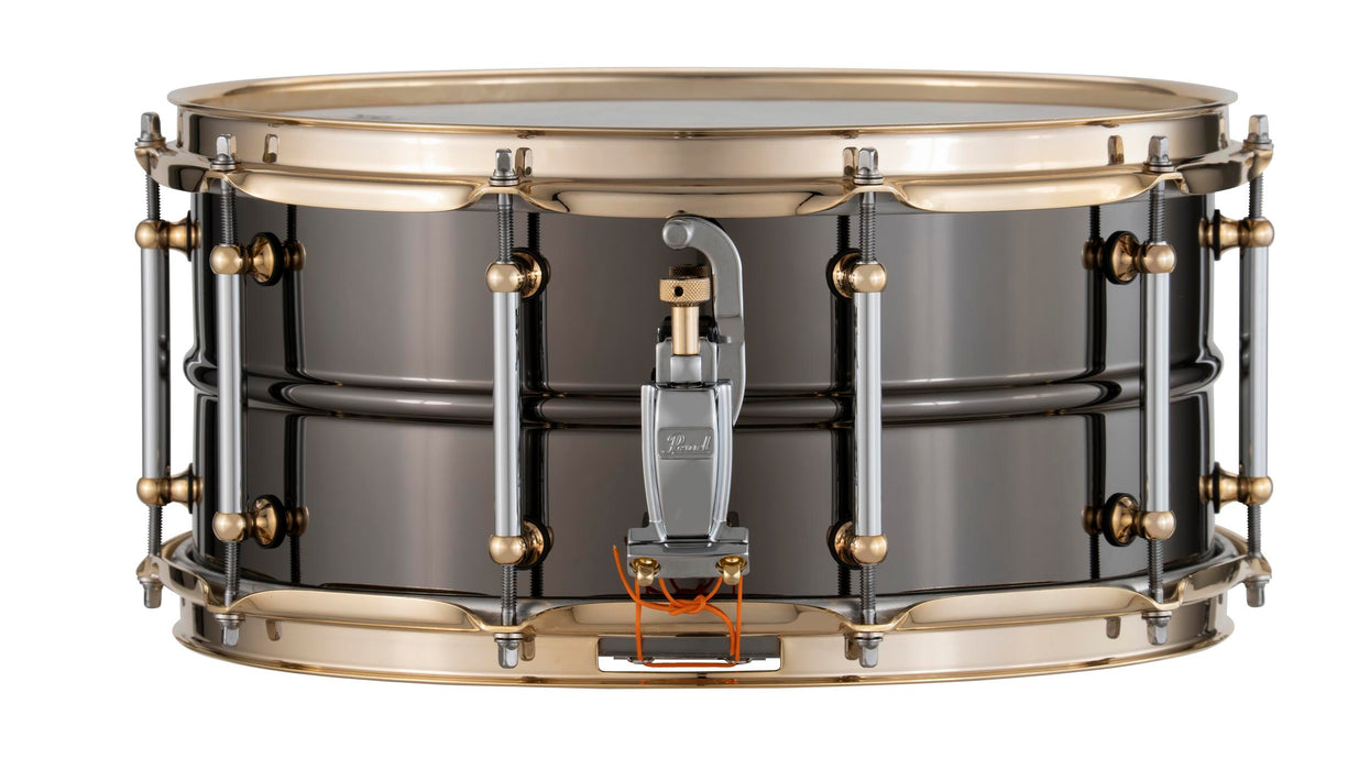 Pearl Sensitone Snare Limited Edition Black Nickel Brass