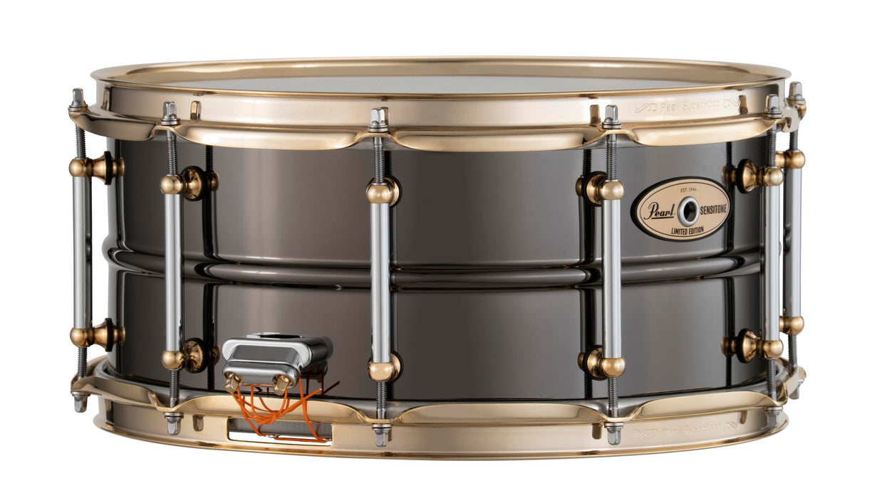 Pearl Sensitone Snare Limited Edition Black Nickel Brass