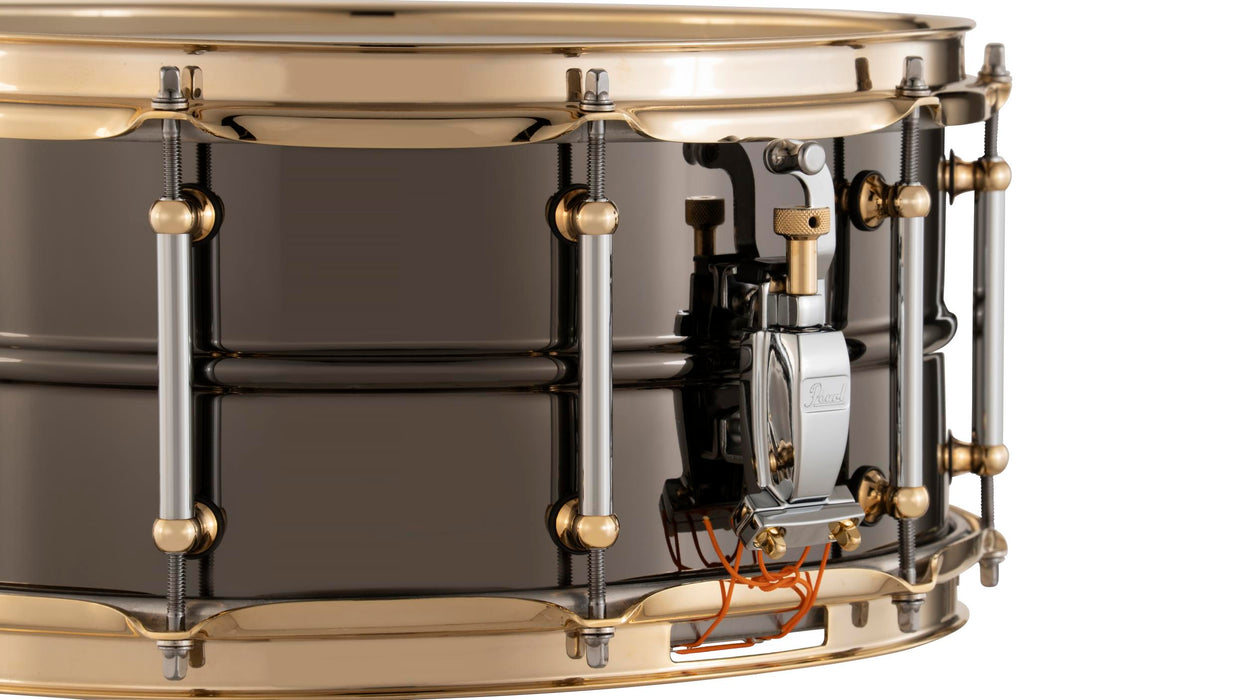 Pearl Sensitone Snare Limited Edition Black Nickel Brass