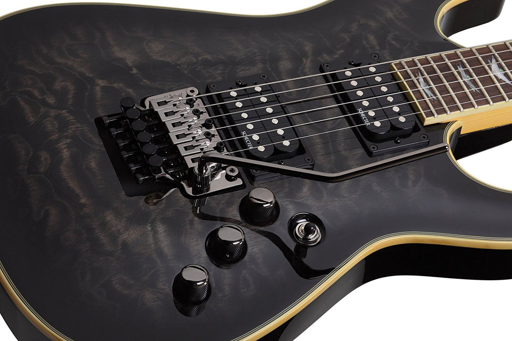 Schecter Omen Extreme-6 Fr See Throught Black