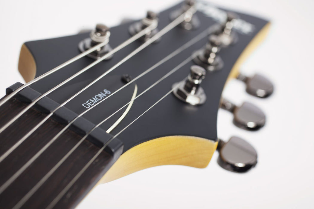 Schecter Demon-6 FR S, Aged Black Satin