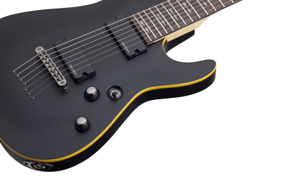 Schecter Demon-7 Aged Black Satin