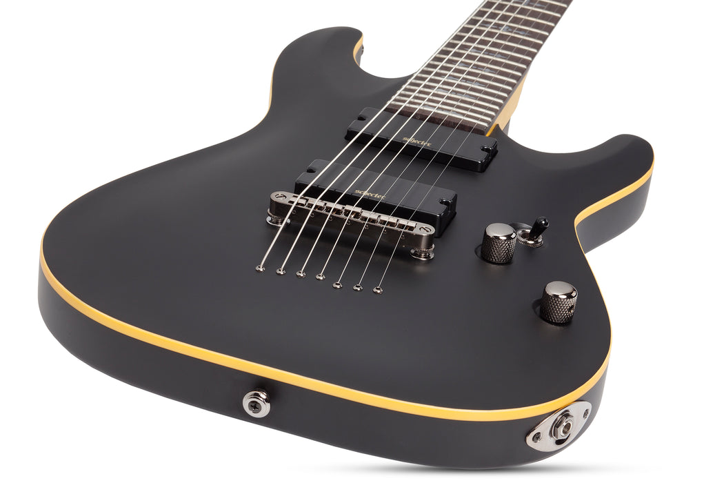 Schecter Demon-7 Aged Black Satin