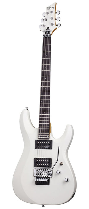 Schecter C-6 Fr Deluxe Satin White