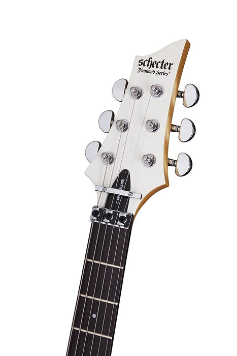 Schecter C-6 Fr Deluxe Satin White