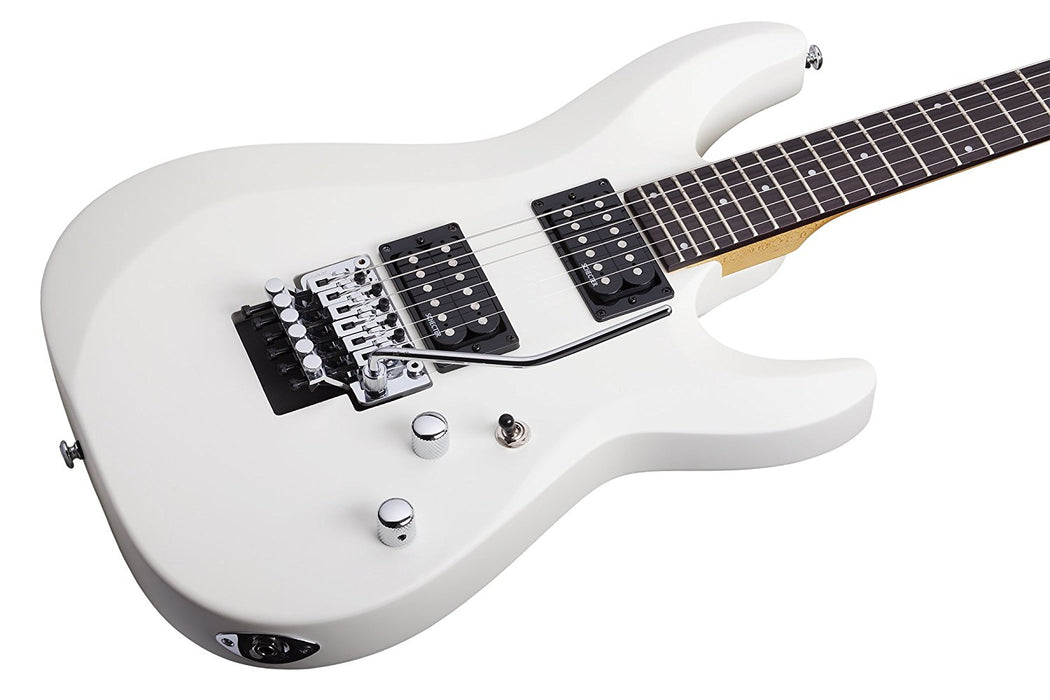 Schecter C-6 Fr Deluxe Satin White