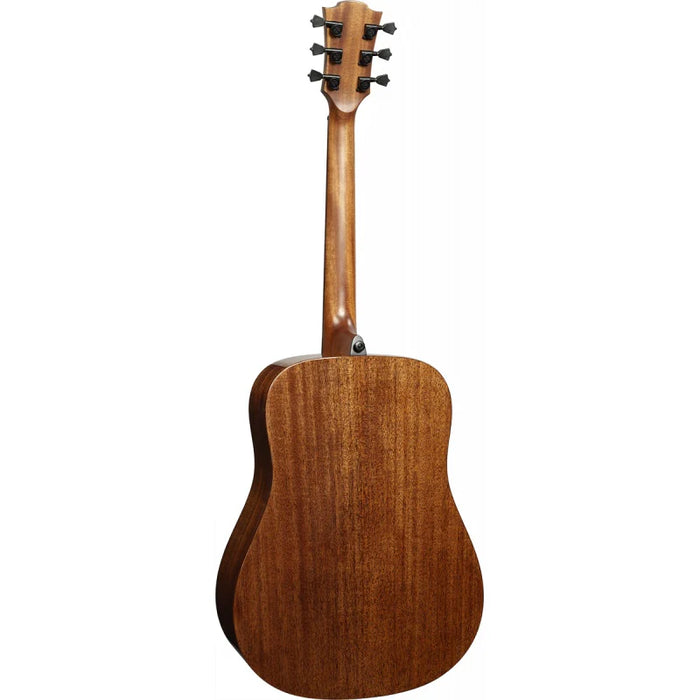 Lag T-BLUE-D Tramontane Special Dreadnought Solid Red Cedar Acoustic Guitar, Blue Burst
