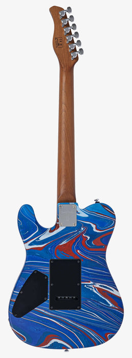 Sire Larry Calrton T7SW Electric Guitar, Blue Swirl
