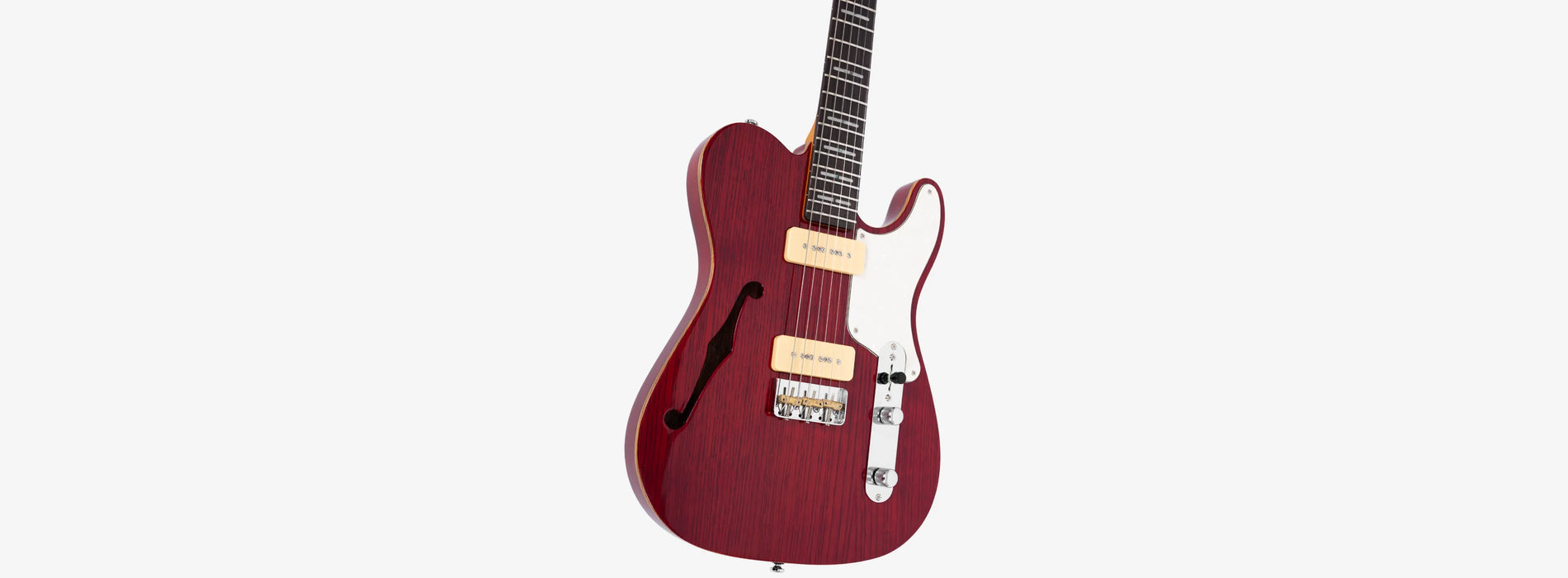 Sire Larry Carlton Solid Body, See Through Red