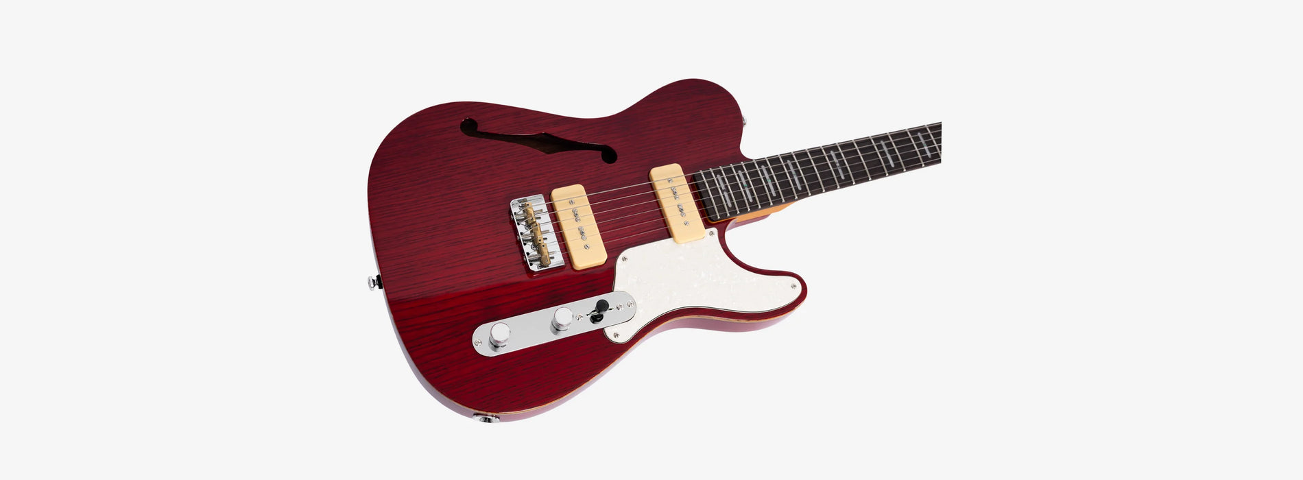 Sire Larry Carlton Solid Body, See Through Red