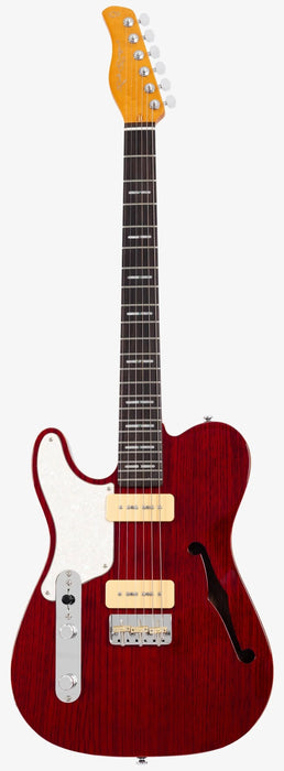 Sire Larry Carlton Solid Body, See Through Red