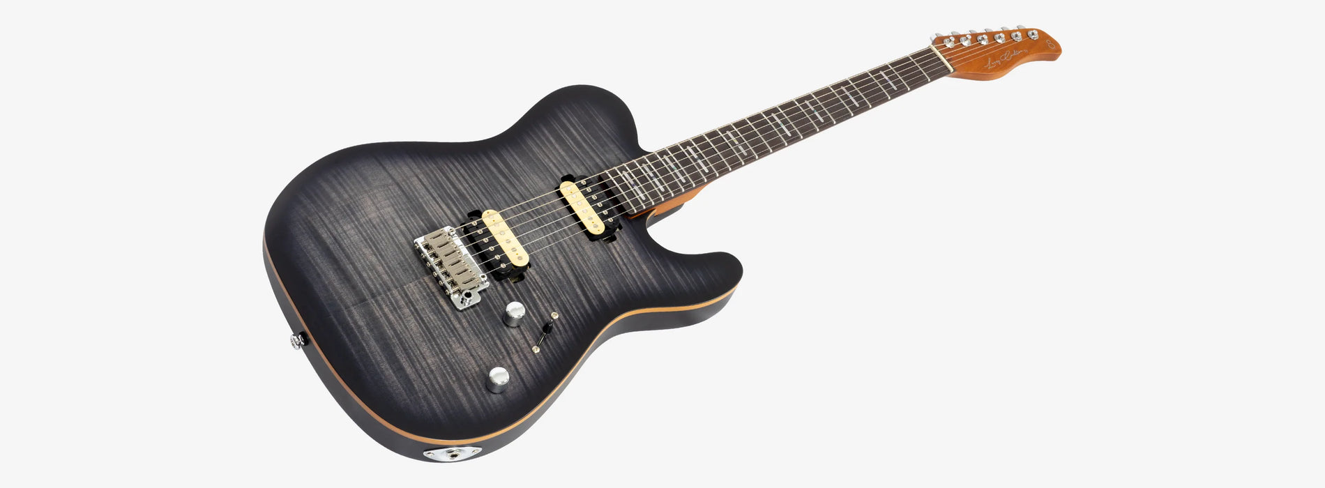 Sire Larry Carlton T7FM New Gen Electric Guitar, Transparent Black