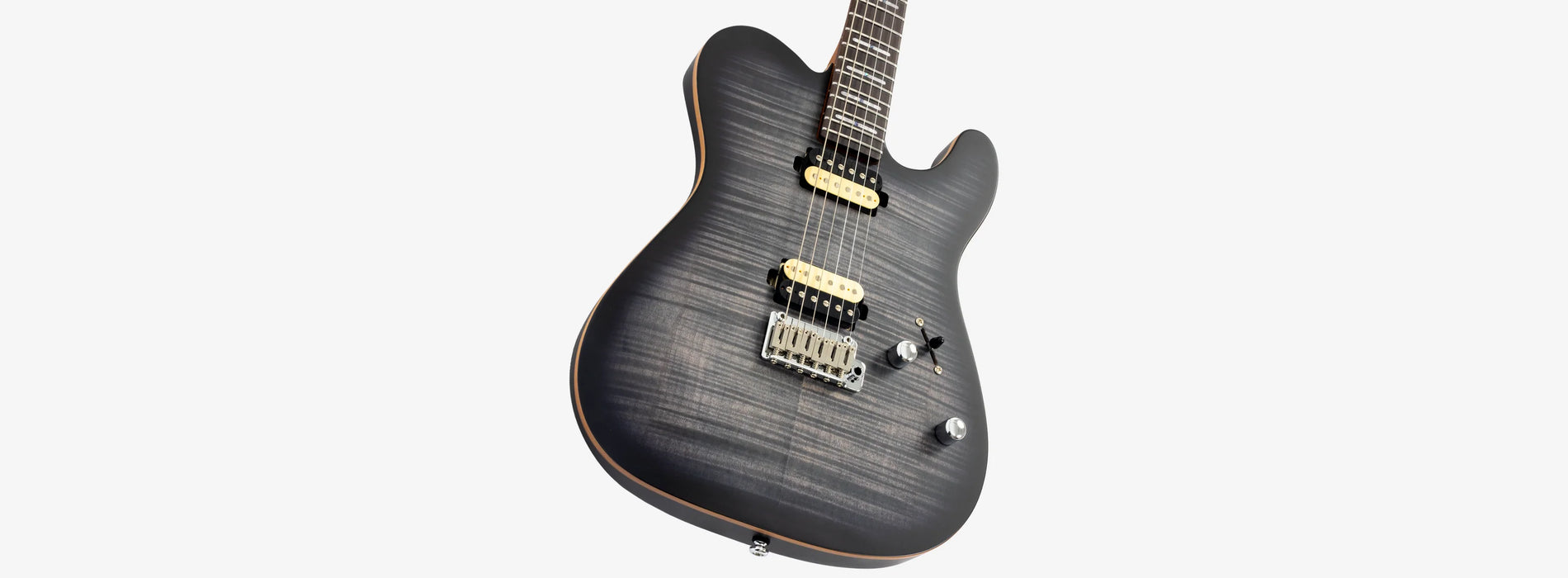 Sire Larry Carlton T7FM New Gen Electric Guitar, Transparent Black