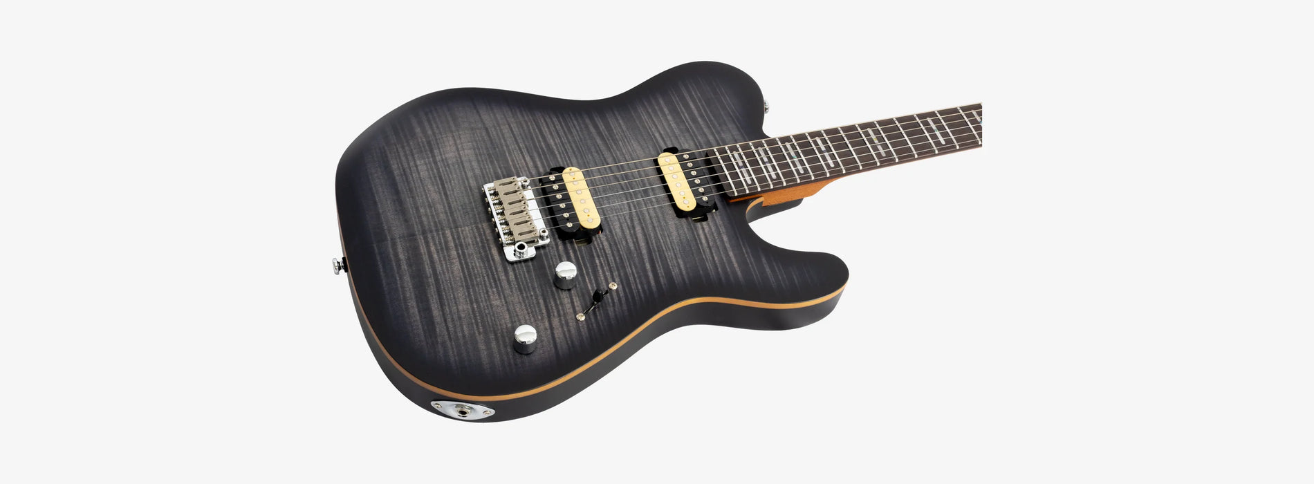 Sire Larry Carlton T7FM New Gen Electric Guitar, Transparent Black