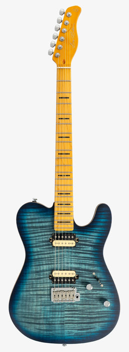 Sire Larry Carlton T7FM New Gen Electric Guitar, Transparent Blue