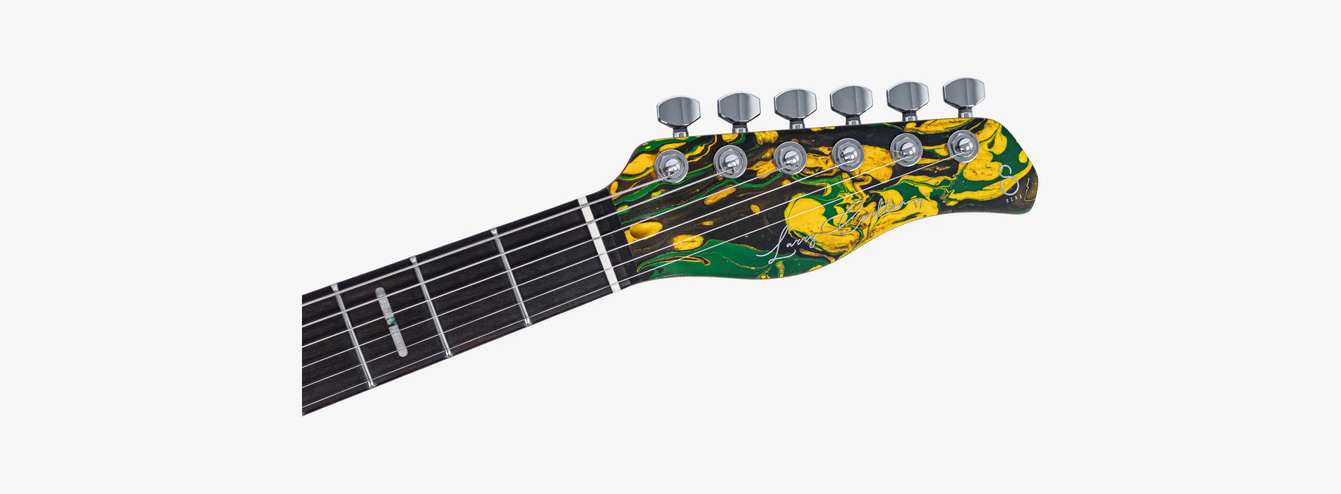Sire Larry Calrton T7SW Electric Guitar, Yellow Swirl