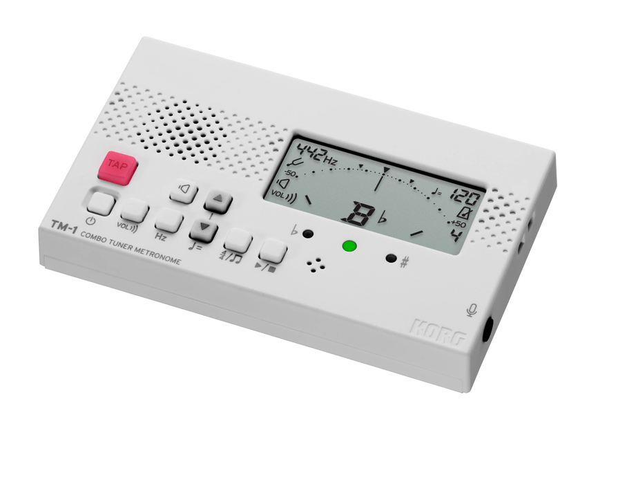 Korg TM-1 Combo Tuner and Metronome, White