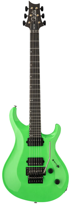 PRS Tekton "Floyd" Electric Guitar w/Black Satin Neck, Neon Green
