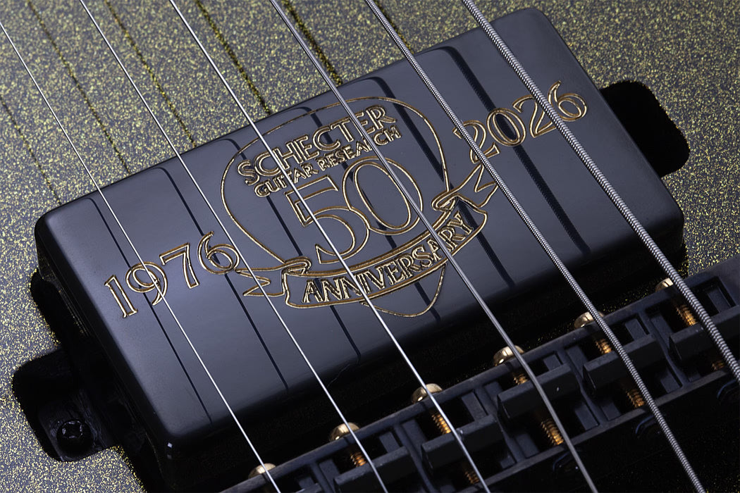 Schecter Tempest 50th Anniversary Left-Handed, Gold Burst