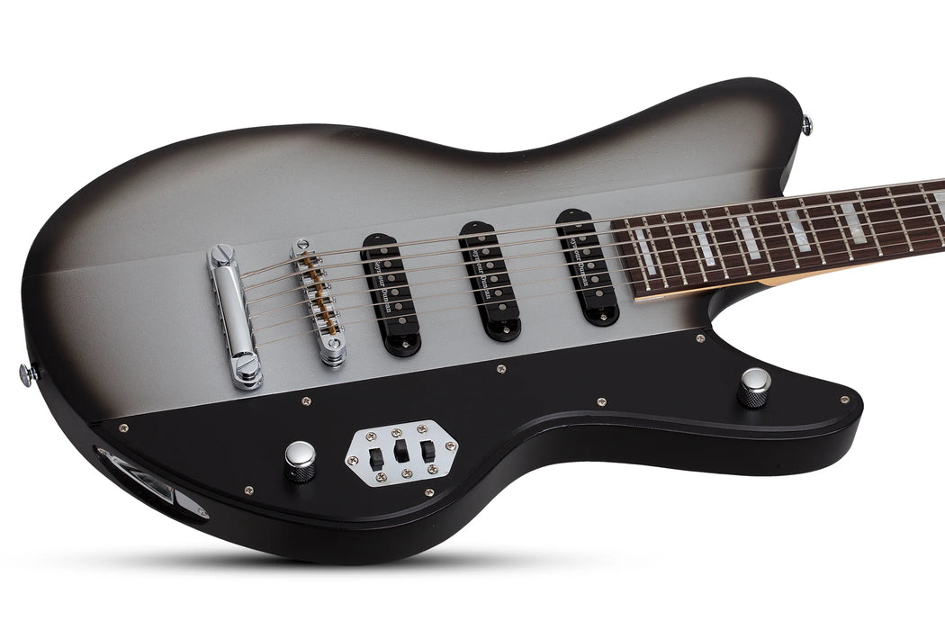 Schecter Robert Smith Ultracure Silver Burst Pearl