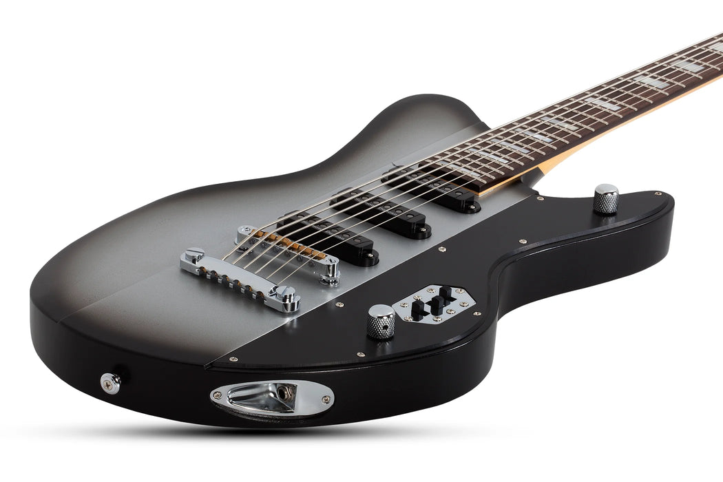 Schecter Robert Smith Ultracure Silver Burst Pearl