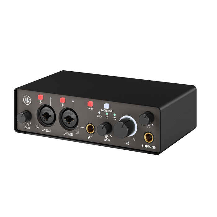 Yamaha UR22MK3 2x2 USB-C Audio Interface, Black