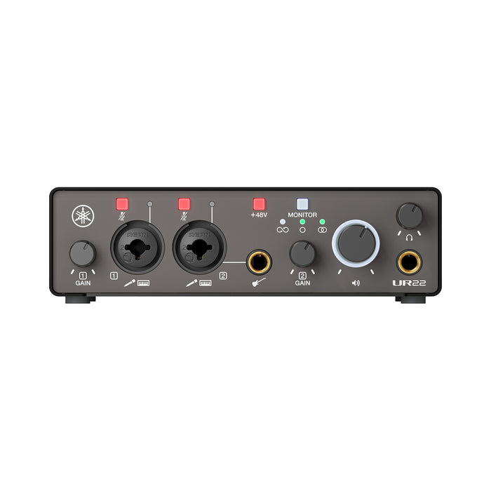 Yamaha UR22MK3 2x2 USB-C Audio Interface, Black