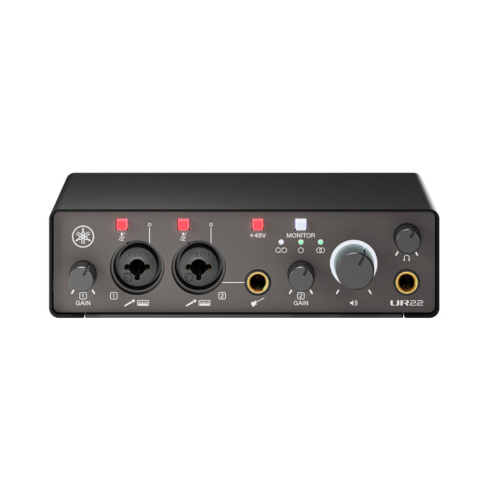 Yamaha UR22MK3 2x2 USB-C Audio Interface, Black
