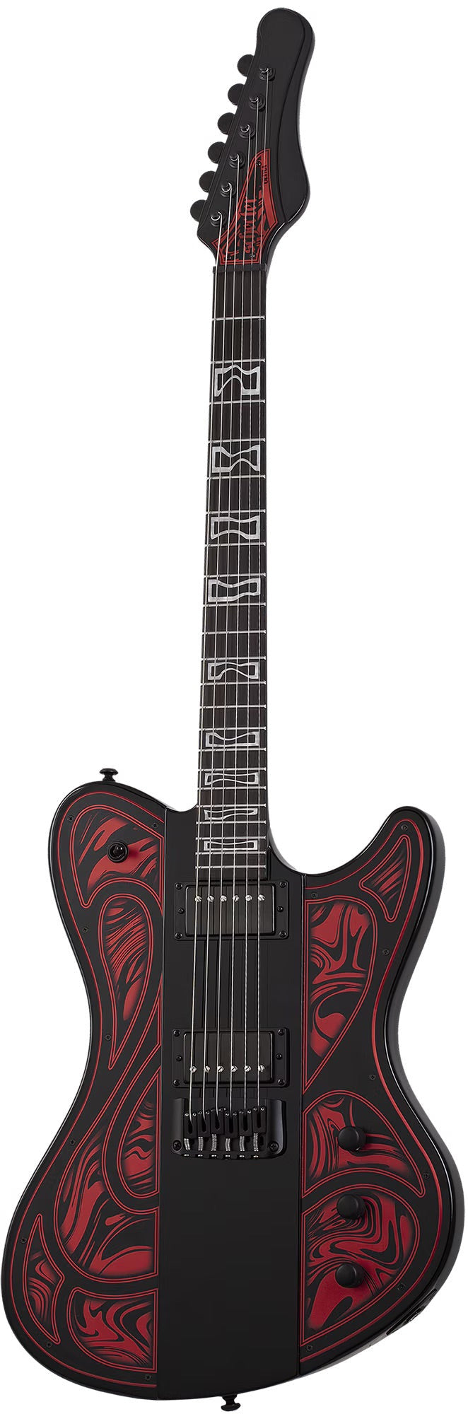 Schecter Ultra Przym Mercury Rose Electric Guitar, Gloss Black for Sale ...