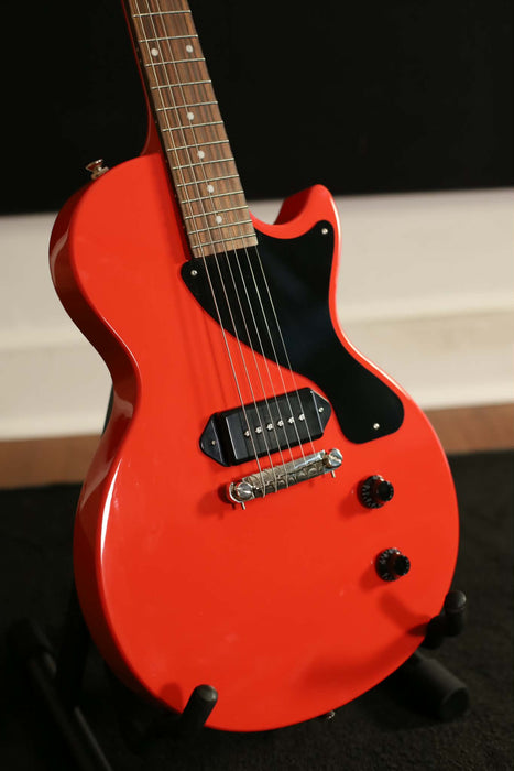 Epiphone Billie Joe Armstrong Les Paul Junior Electric Guitar w/Hardshell Case, Radiant Red - Used