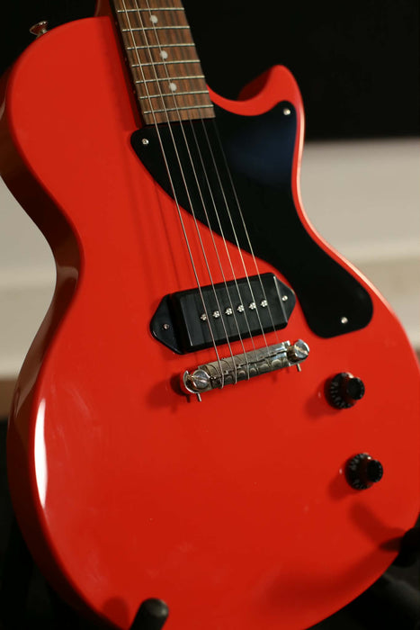 Epiphone Billie Joe Armstrong Les Paul Junior Electric Guitar w/Hardshell Case, Radiant Red - Used