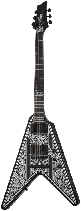 Schecter V-1 Pryzm Palladium, Gray-Black