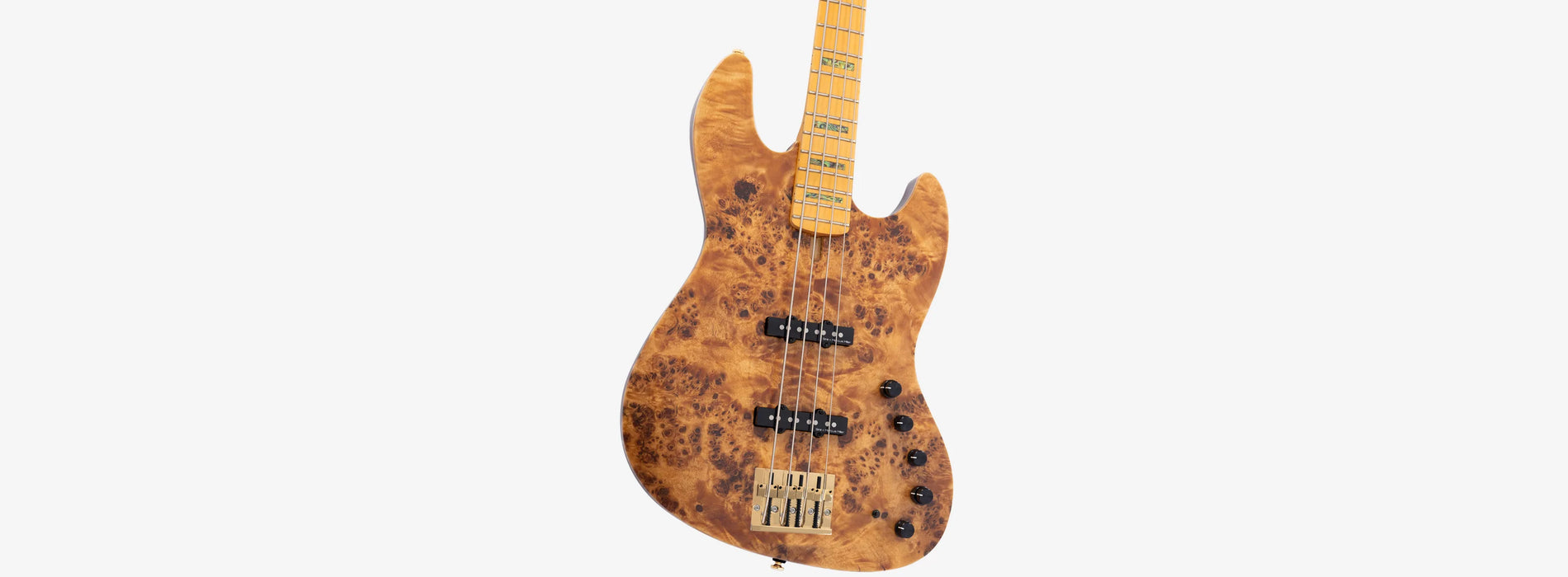 Sire Marcus Miller V10 4-String Electric Bass w/Gigbag, Natural Satin