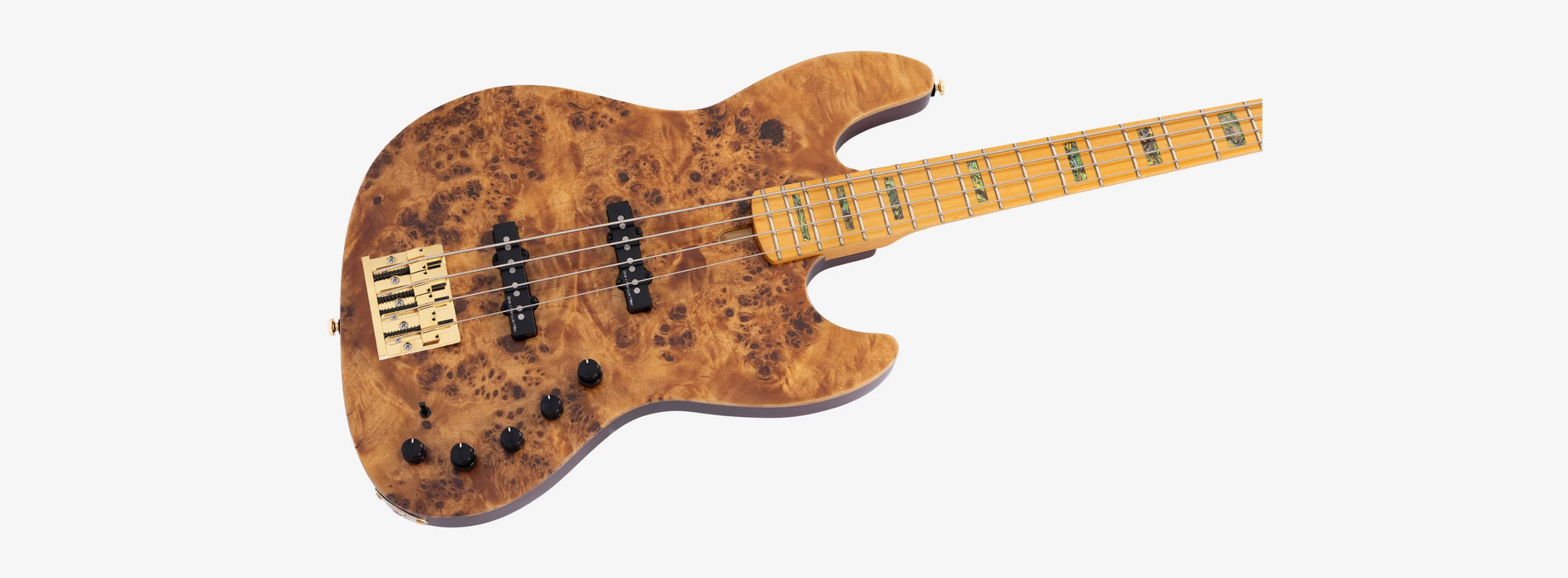 Sire Marcus Miller V10 4-String Electric Bass w/Gigbag, Natural Satin