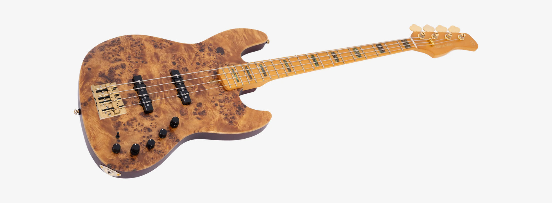 Sire Marcus Miller V10 4-String Electric Bass w/Gigbag, Natural Satin