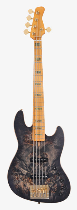 Sire Marcus Miller V10 5-String Electric Bass w/Gigbag, Transparent Black