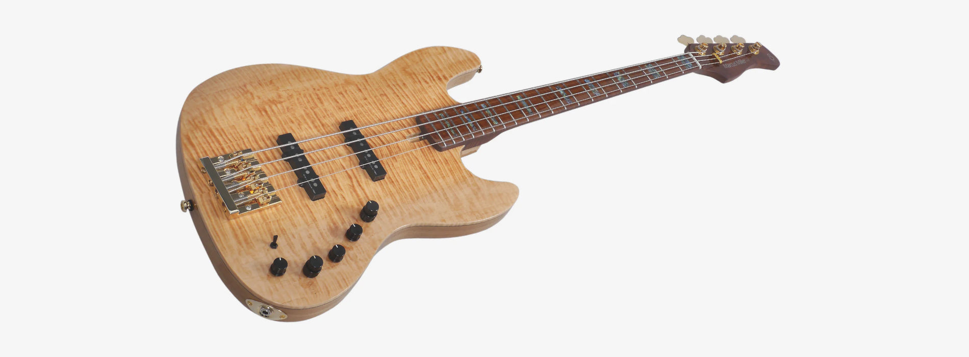 Sire Marcus Miller V10DX 4-String Electric Bass w/Hardshell Case, Natural