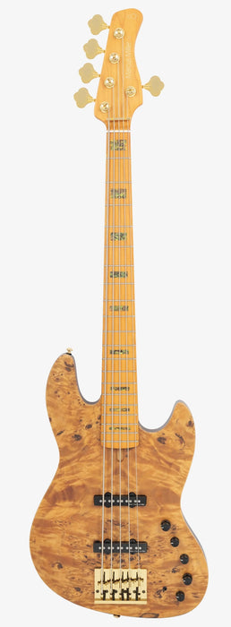 Sire Marcus Miller V10 5-String Electric Bass w/Gigbag, Natural Satin