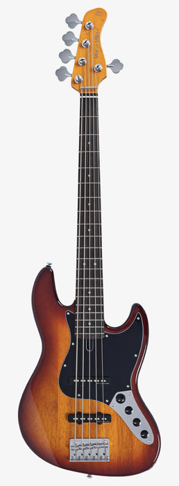 Sire Marcus Miller V3 5-String New Gen Electric Bass, Tobacco Sunburst