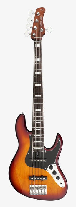 Sire Marcus Miller V5 24-Fret 5-String, Tobacco Sunburst
