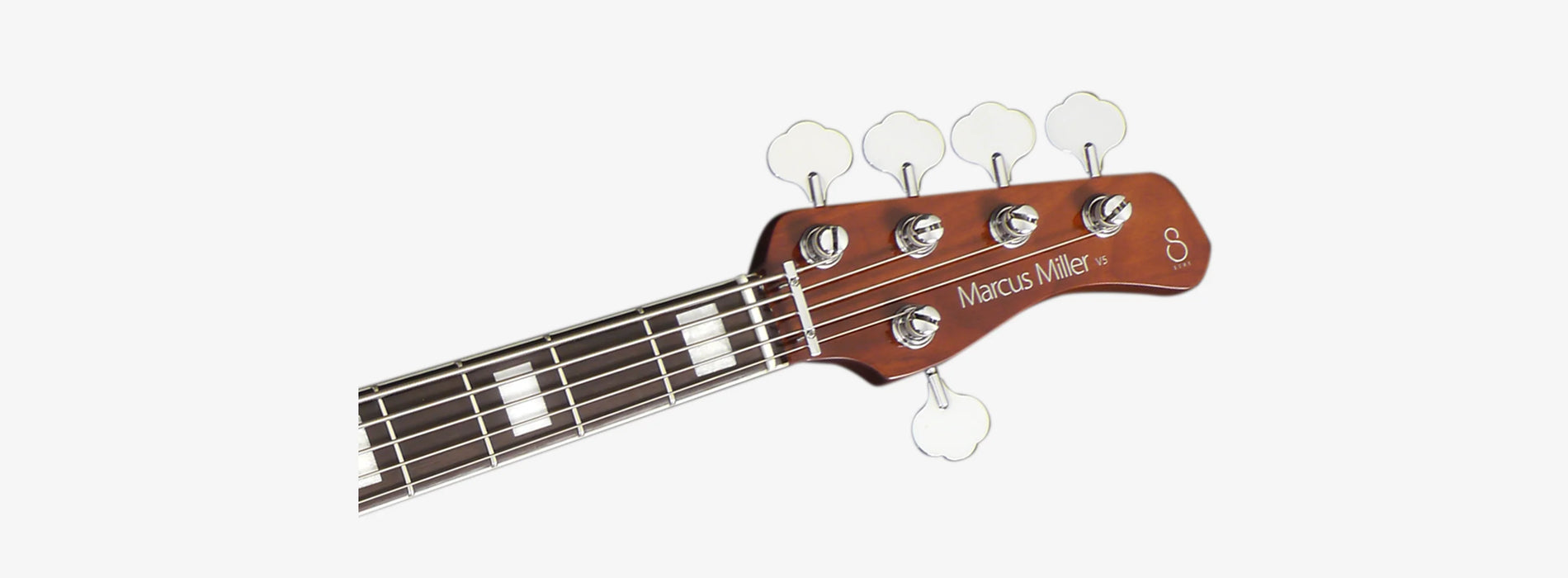 Sire Marcus Miller V5 24-Fret 5-String Fretless Electric Bass, Tobacco Sunburst