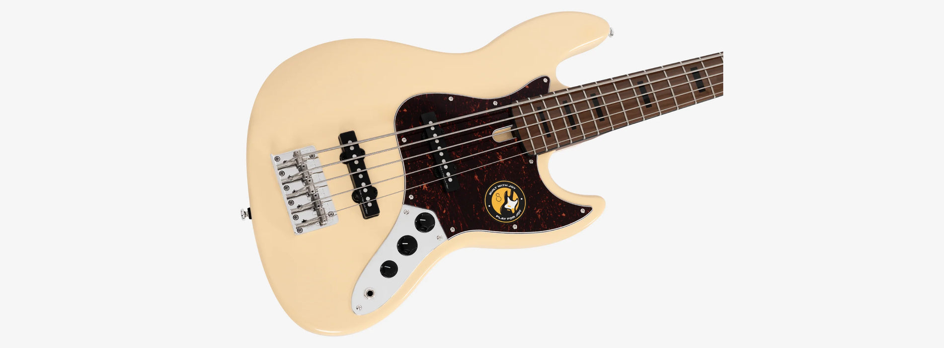 Sire Marcus Miller V5 5-String Alder Electric Bass, Vintage White