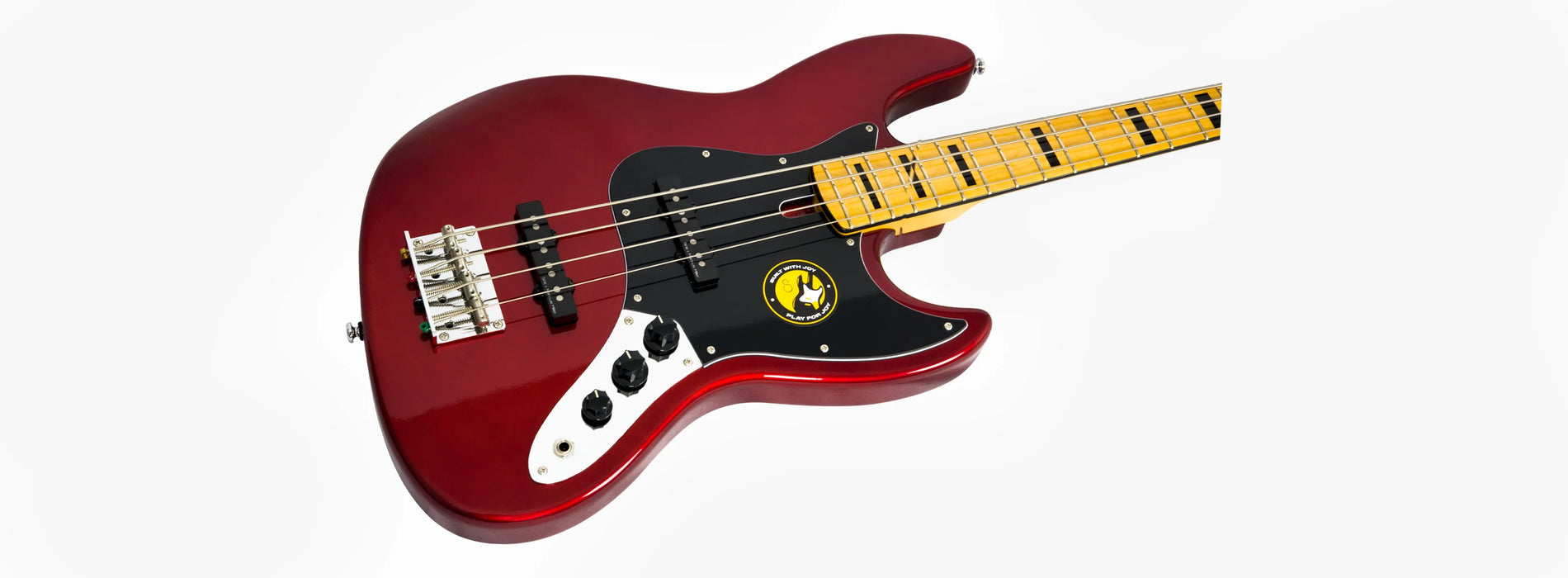 Sire Marcus Miller V5-4 String Alder Electric Bass, Candy Apple Red
