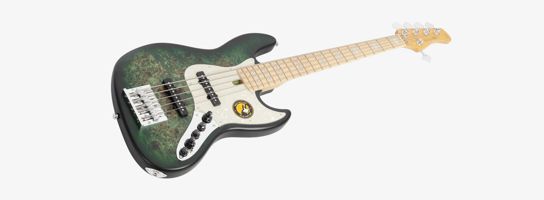 Sire Marcus Miller V7 Ash Reissue 5-String, Transparent Green Satin