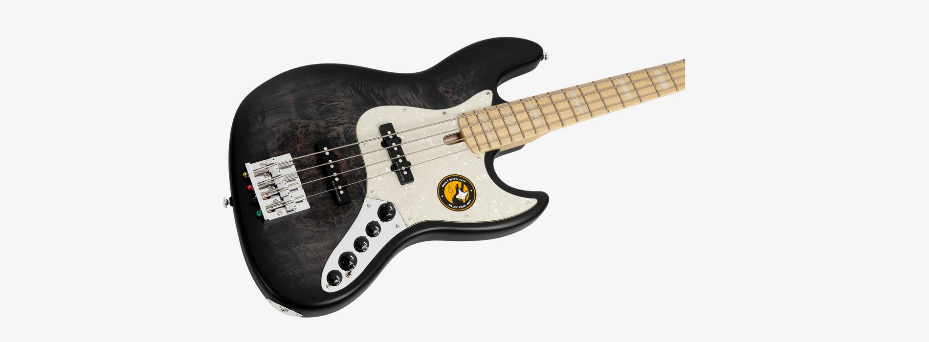 Sire Marcus Miller V7 Ash Reissue 4-String, Transparent Black Satin