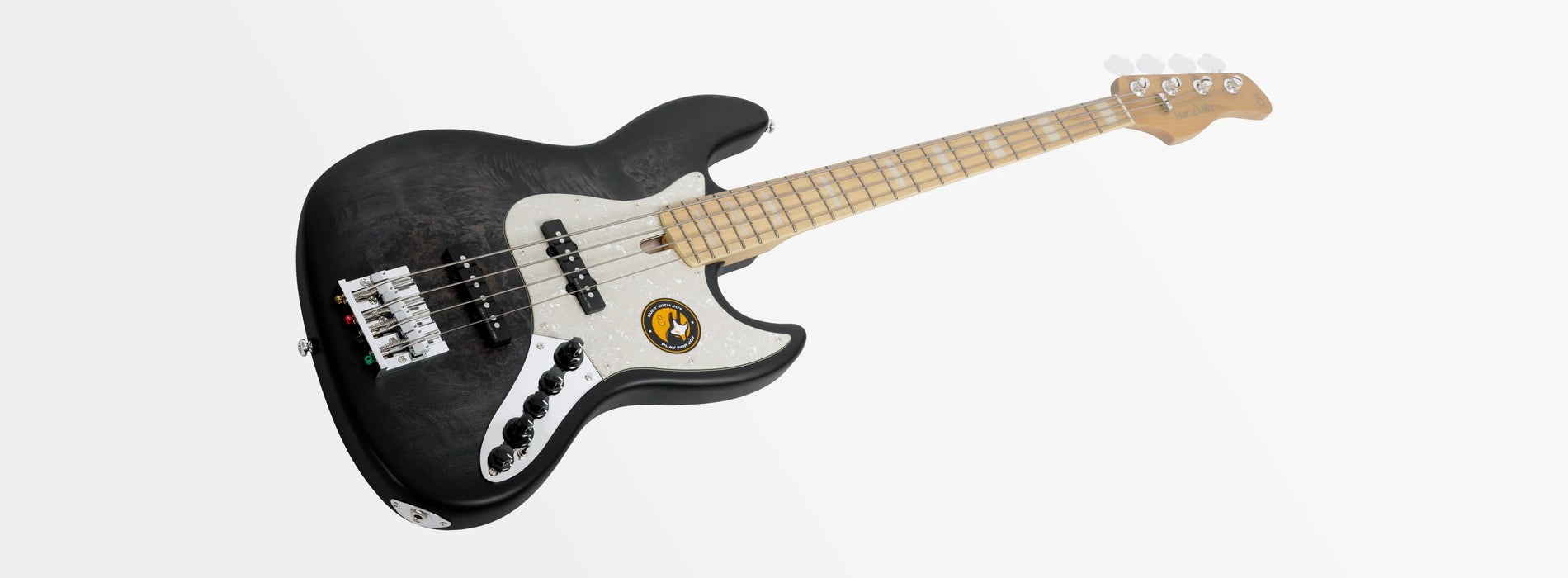 Sire Marcus Miller V7 Ash Reissue 4-String, Transparent Black Satin