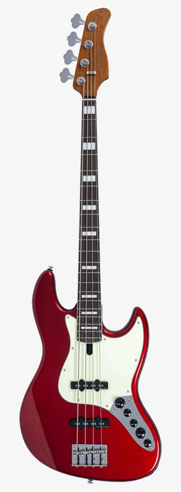 Sire Marcus Miller V7 Alder 4-String New Gen Electric Bass, Candy Apple Red