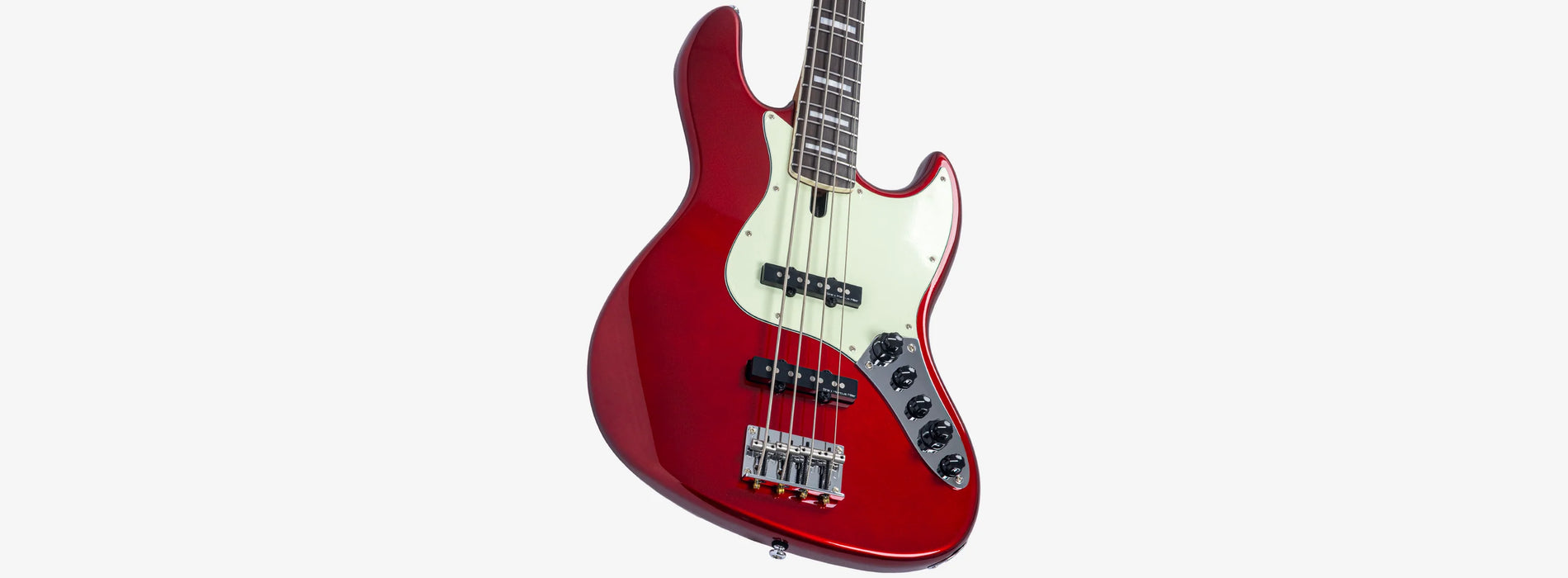 Sire Marcus Miller V7 Alder 4-String New Gen Electric Bass, Candy Apple Red